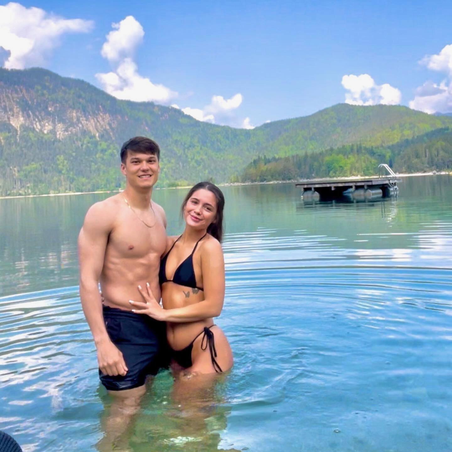 Celebrated one month together in Garmisch, Germany.