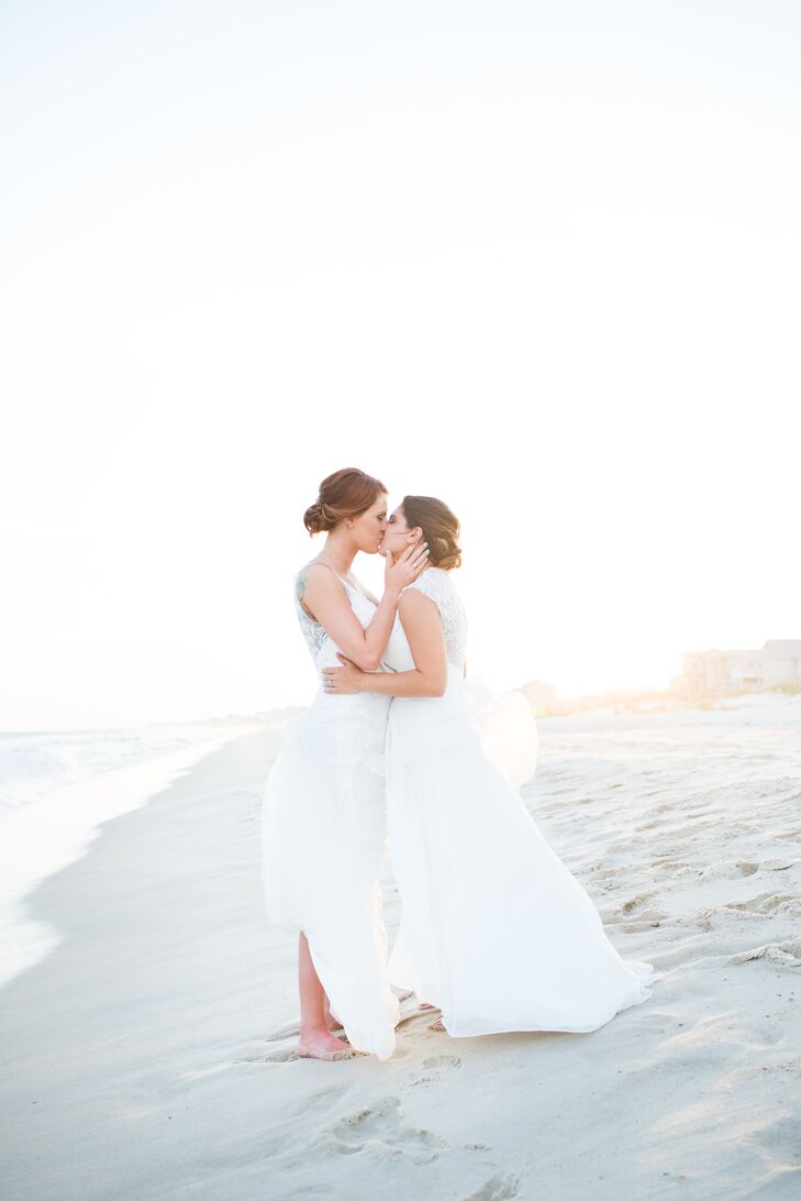 An Intimate Beach Wedding At A Private Residence In Fort Morgan Alabama