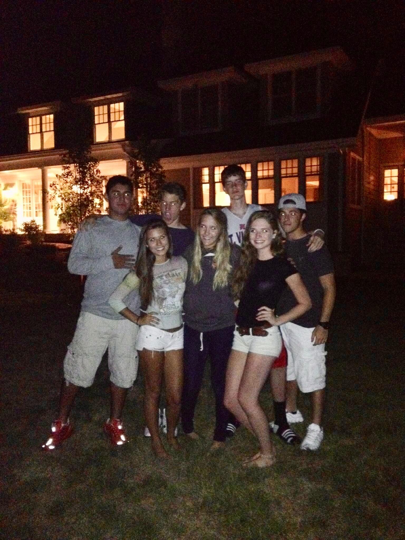 First met + first picture together in high school