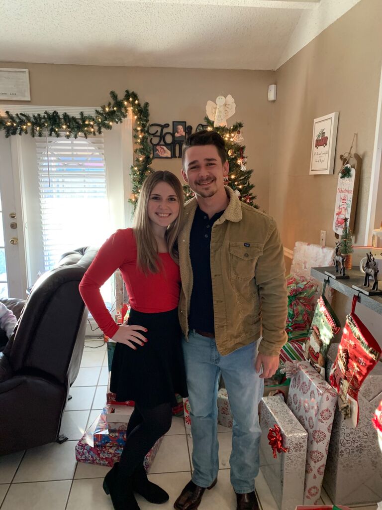 Our first Christmas together! 