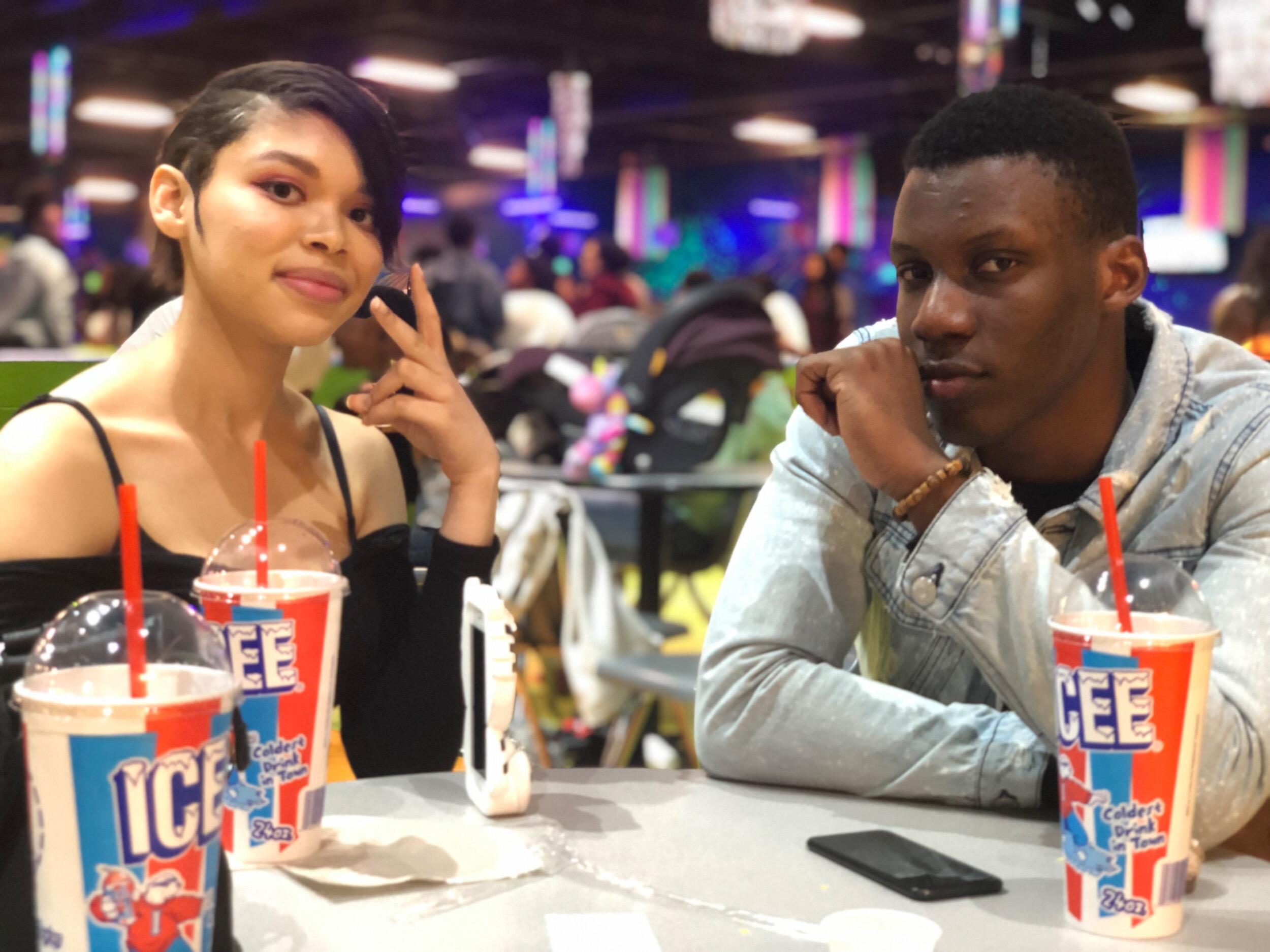 First Friend date was on skates.