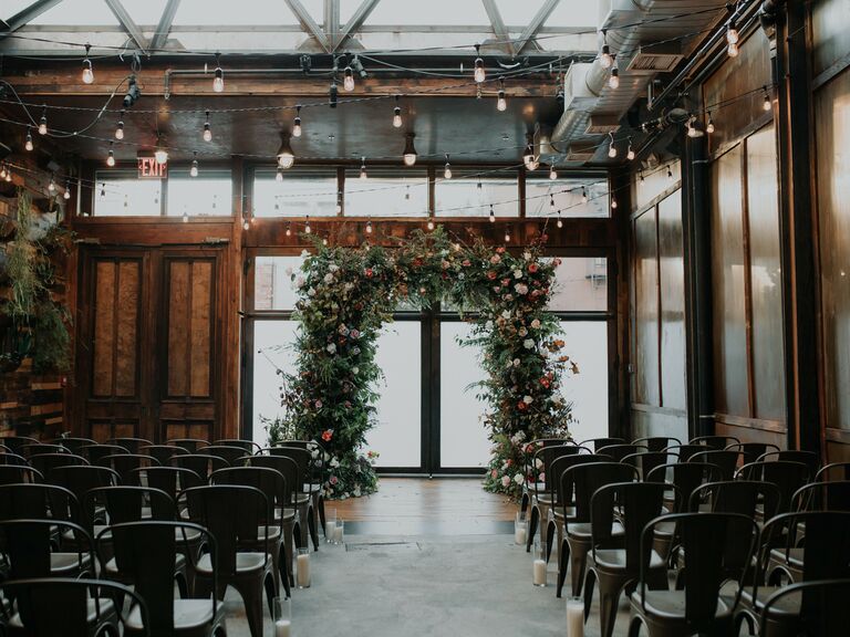 Wedding venue in Brooklyn, New York.