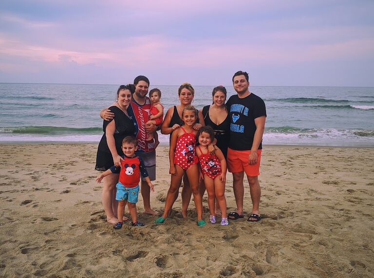 We went on our second family trip to Virginia Beach.