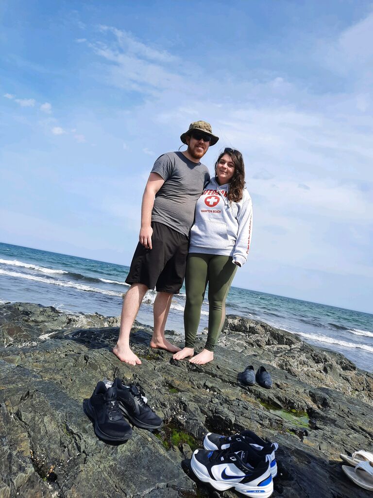 We took a trip to visit Josh's family and visited Hampton Beach (Emily's first time)!