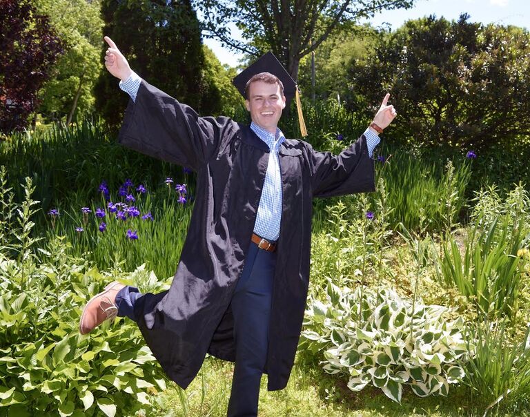 COVID Graduation for Jason! 