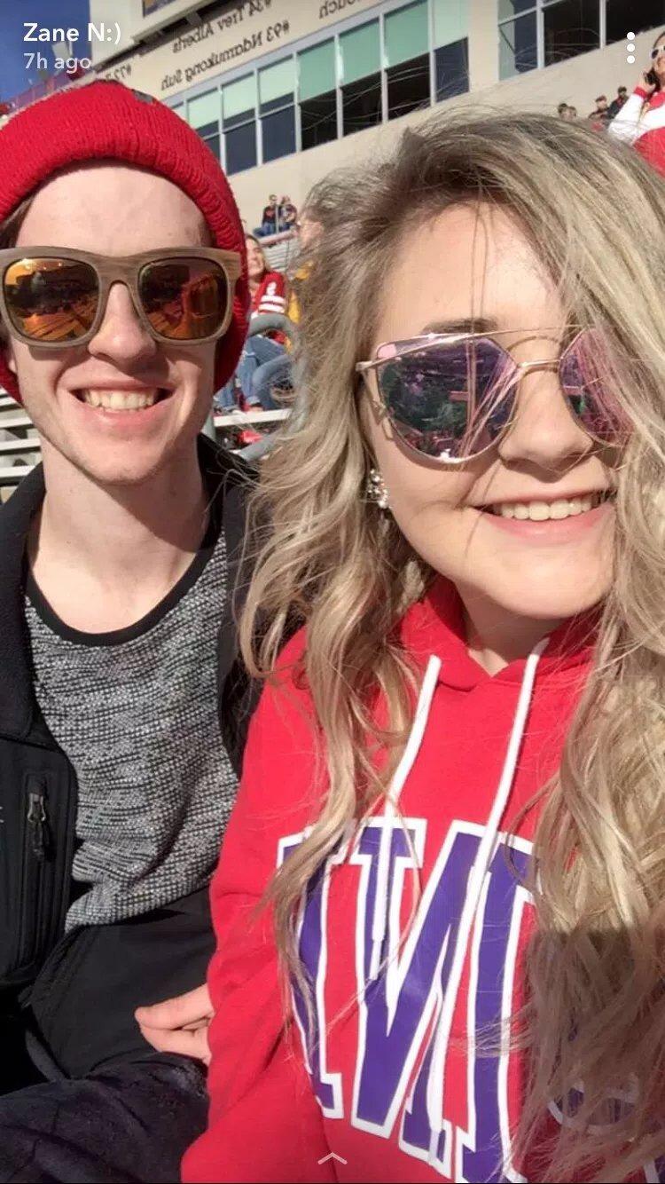 Zane even took me to my first Nebraska Husker football game, and I remember thinking, “I have nothing red to wear!” Fast forward to now, and my closet is basically all Husker gear. It’s funny how much I’ve embraced it. Well, now I’m proudly wearing Husker red for Zane! It’s just one of the many ways I’ve fallen in love with him... and his team.