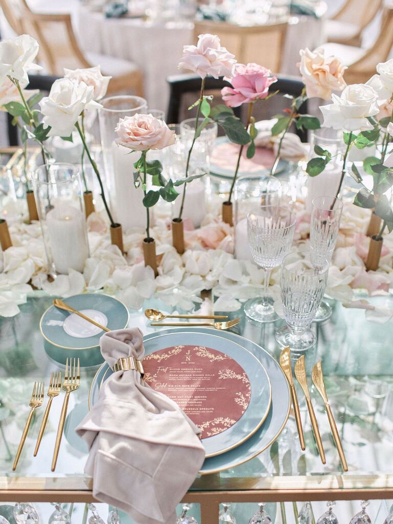 Pretty Ideas For Using Colorful Taper Candles At Your Wedding Reception   by Bride & Blossom, NYC's Only Luxury Wedding Florist -- Wedding Ideas,  Tips and Trends for the Modern, Sophisticated Bride