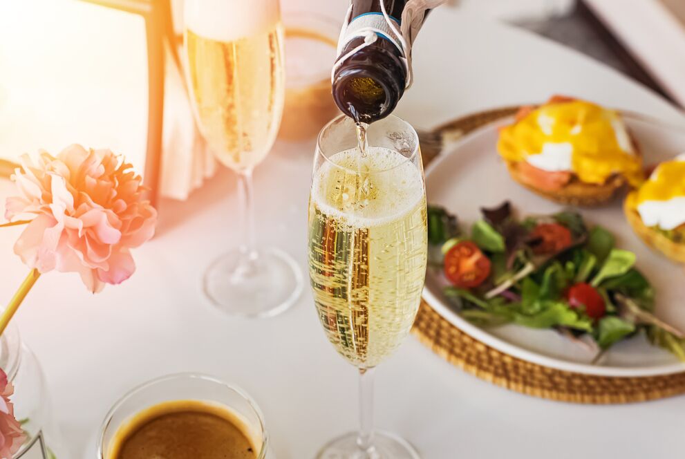 Is it brunch time yet? #ChampagneAllDay #MorningsAreForMimosas