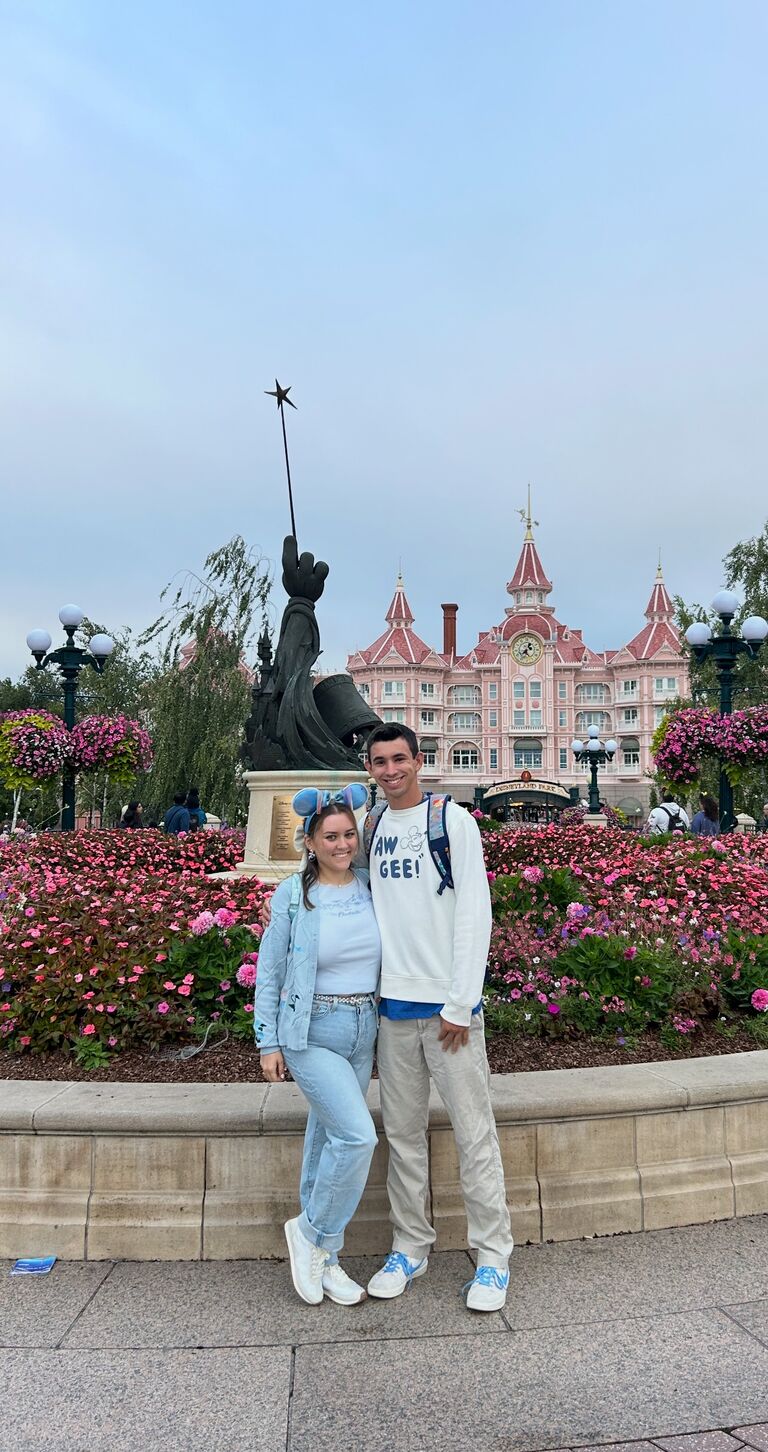 They traveled across the world to go to Disney Land Paris. Little did Emily know Jeremy had another surprise in store. 