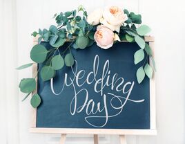 wedding day sign