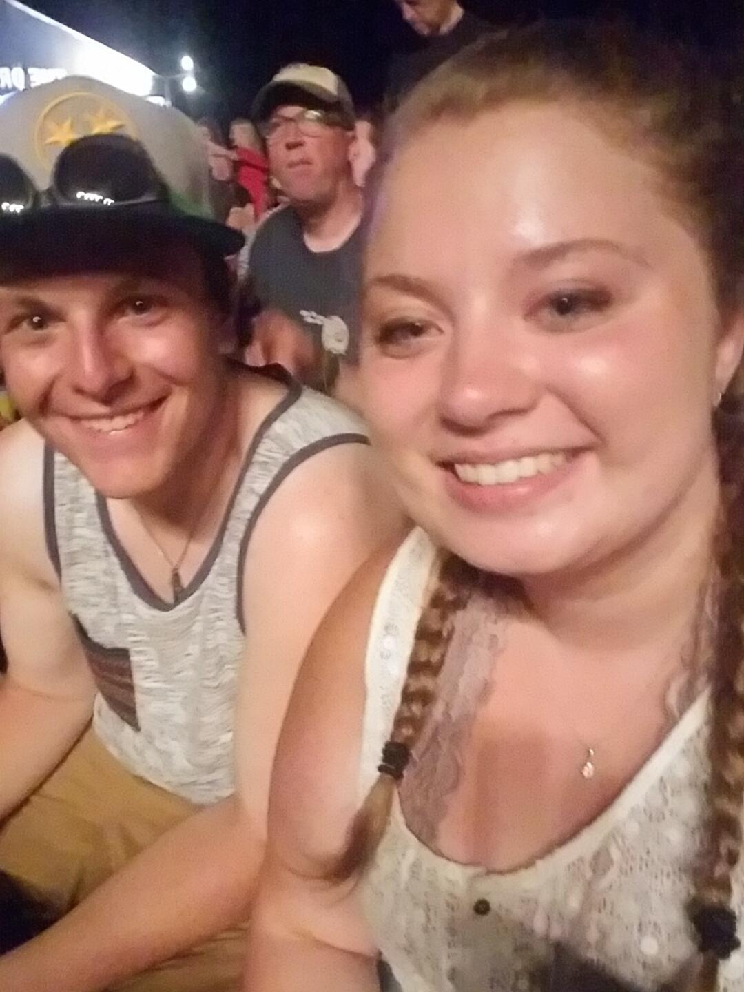 Hanging out for the first time together.