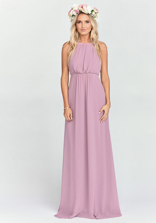 Show Me Your Mumu Amanda Maxi Dress  Antique  Rose  Chiffon 