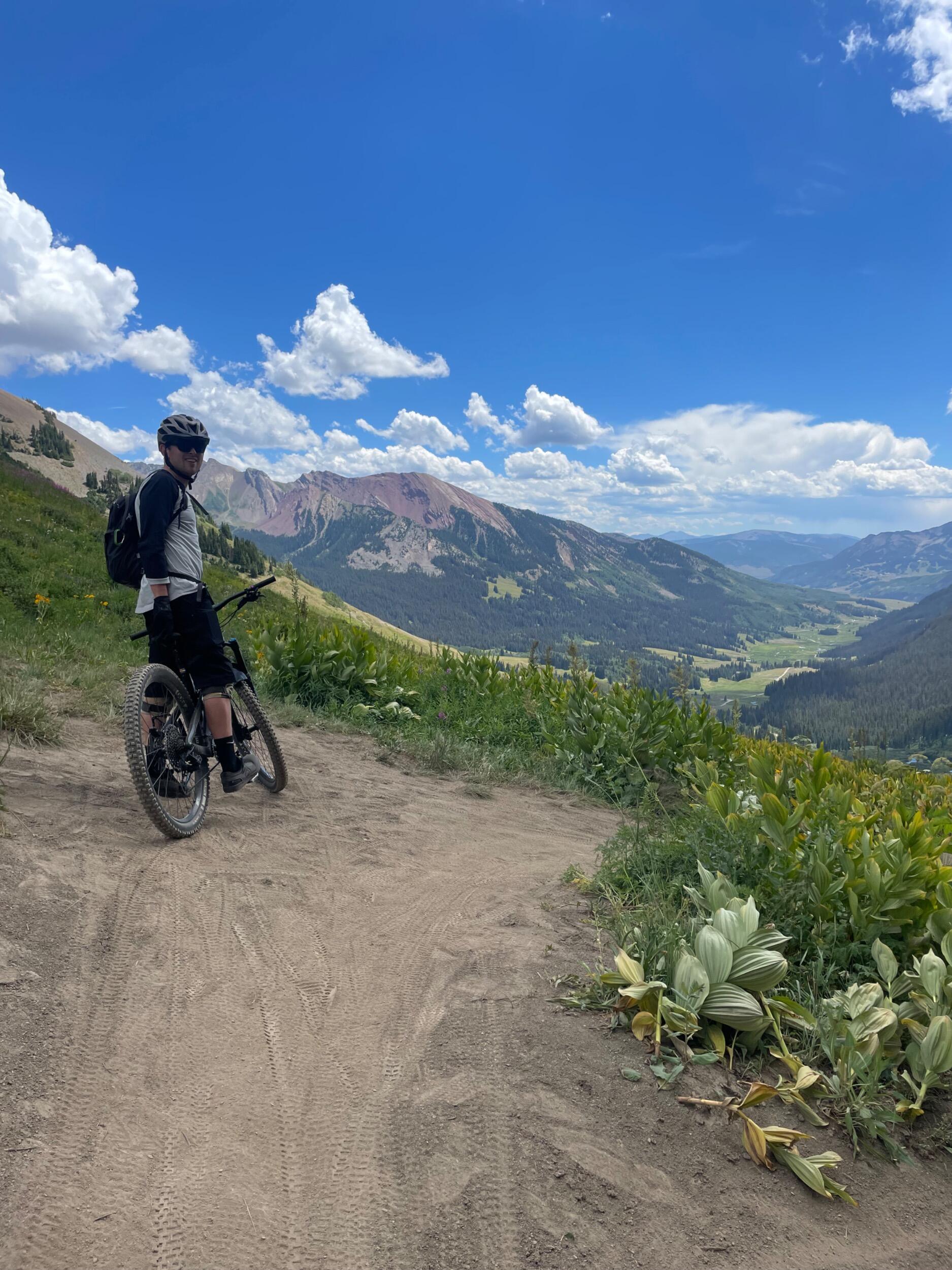 Biking the 401 in Crested Butte, CO. 
