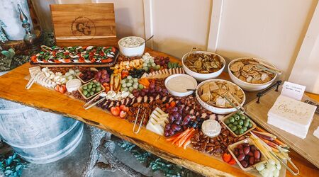 Grazing table in 2023  Wedding snacks, Party food buffet, Catering food  displays