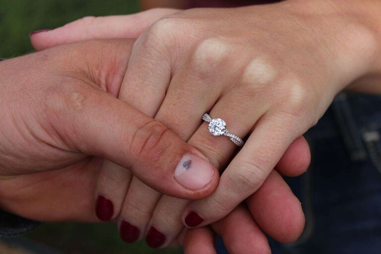 Ethan picked out the most beautiful ring.