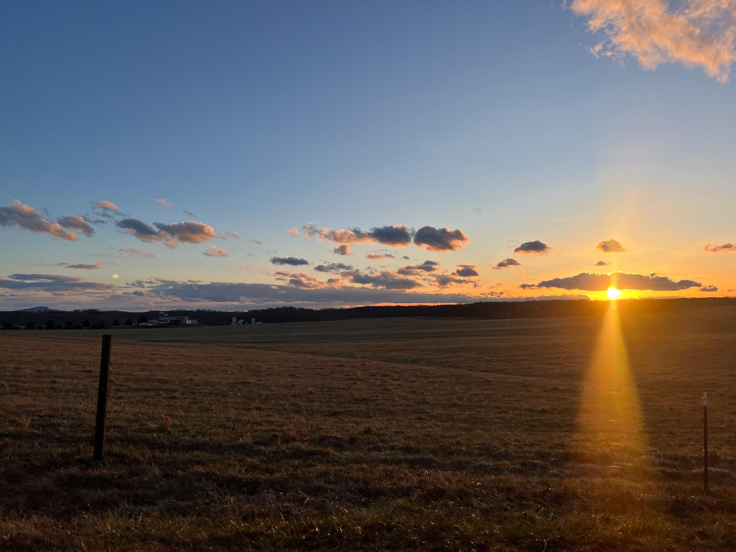 On April 21st, 2024, Caleb was visiting Rich Acres Christian Church, where Mattie’s dad preaches and where Caleb’s sister, Samantha, serves as the children’s minister.

This was the first time Mattie and Caleb had seen each other in over five years. The moment Mattie saw Caleb, she immediately knew—this was the man she would one day marry.

"He has made everything beautiful in its time." — Ecclesiastes 3:11. 

A few weeks before they reconnected, Mattie had taken a picture of a sunset. She loves the beauty of sunsets and never misses a chance to capture them. Looking back, that sunset now reminds her of something greater: the beauty of God’s perfect timing.

God knew that neither Mattie nor Caleb was ready for each other when they first began dating. In the years apart, both had time to grow, to learn hard lessons, and to lean fully on God through life’s challenges.

When the time was right, He brought them back together—at exactly the right moment.

That is the beauty of God's timing.