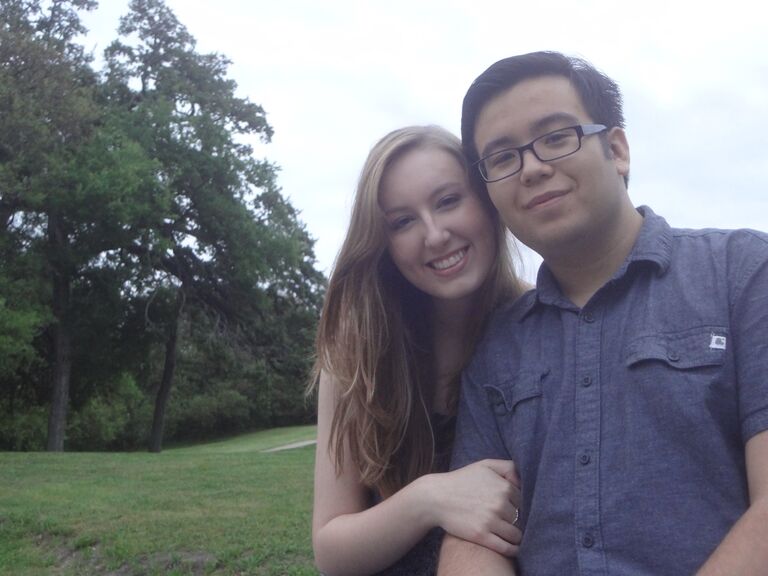 Hancock Park in Austin, Texas. Our first anniversary.