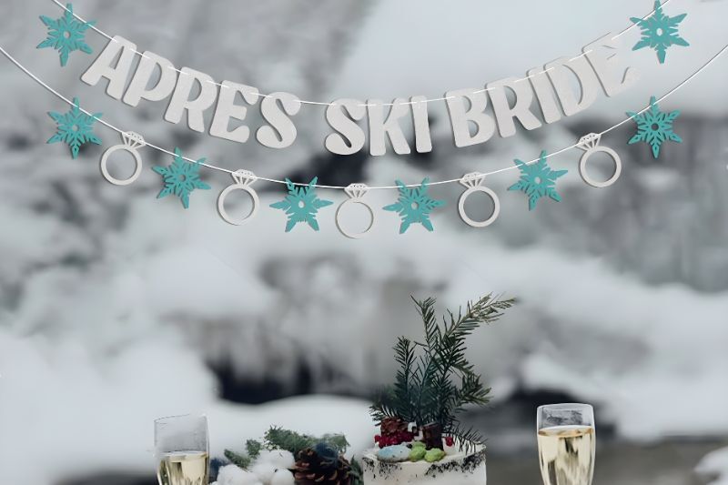 Apres ski party idea - apres ski banner