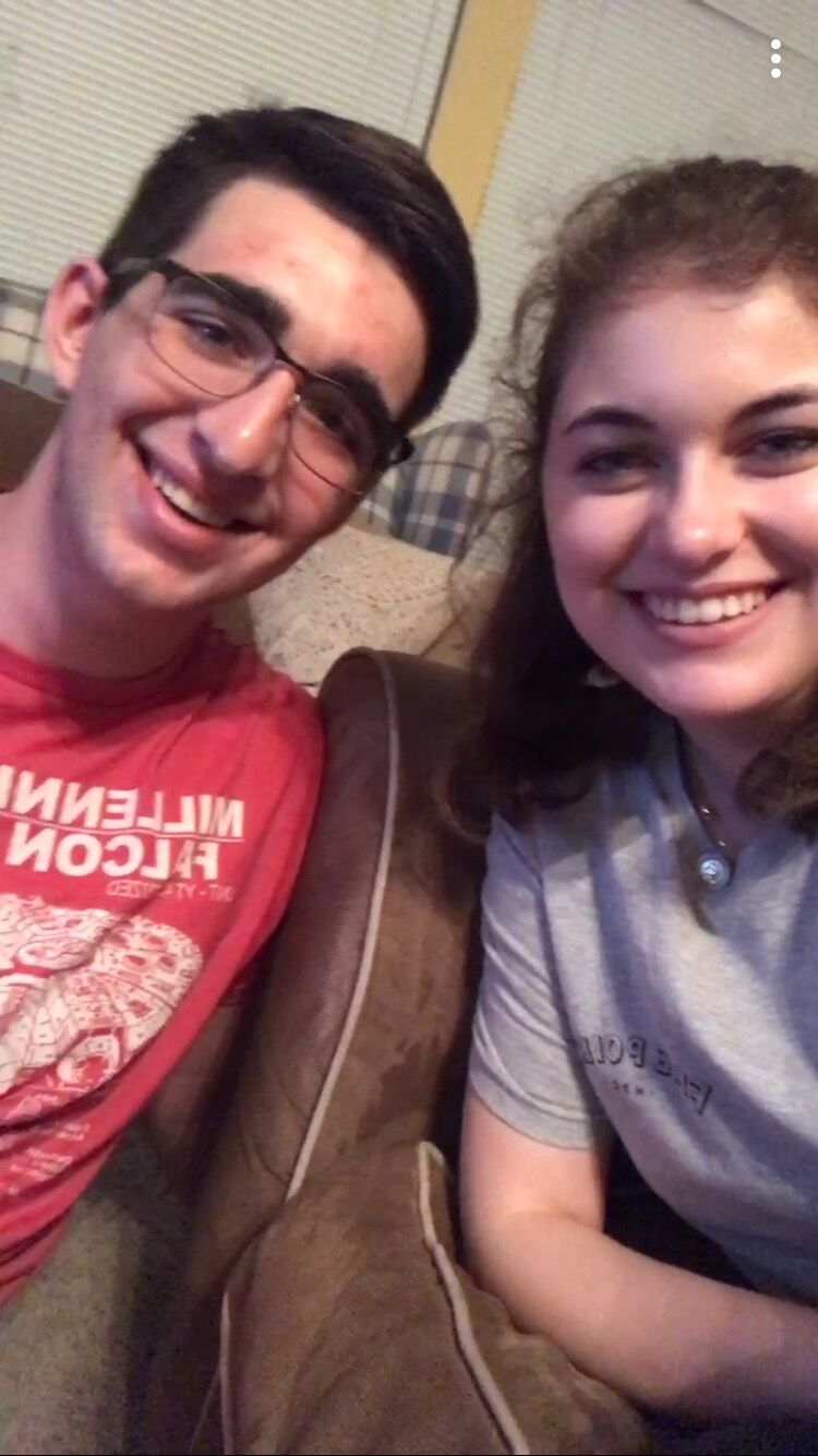 Our first photo together!