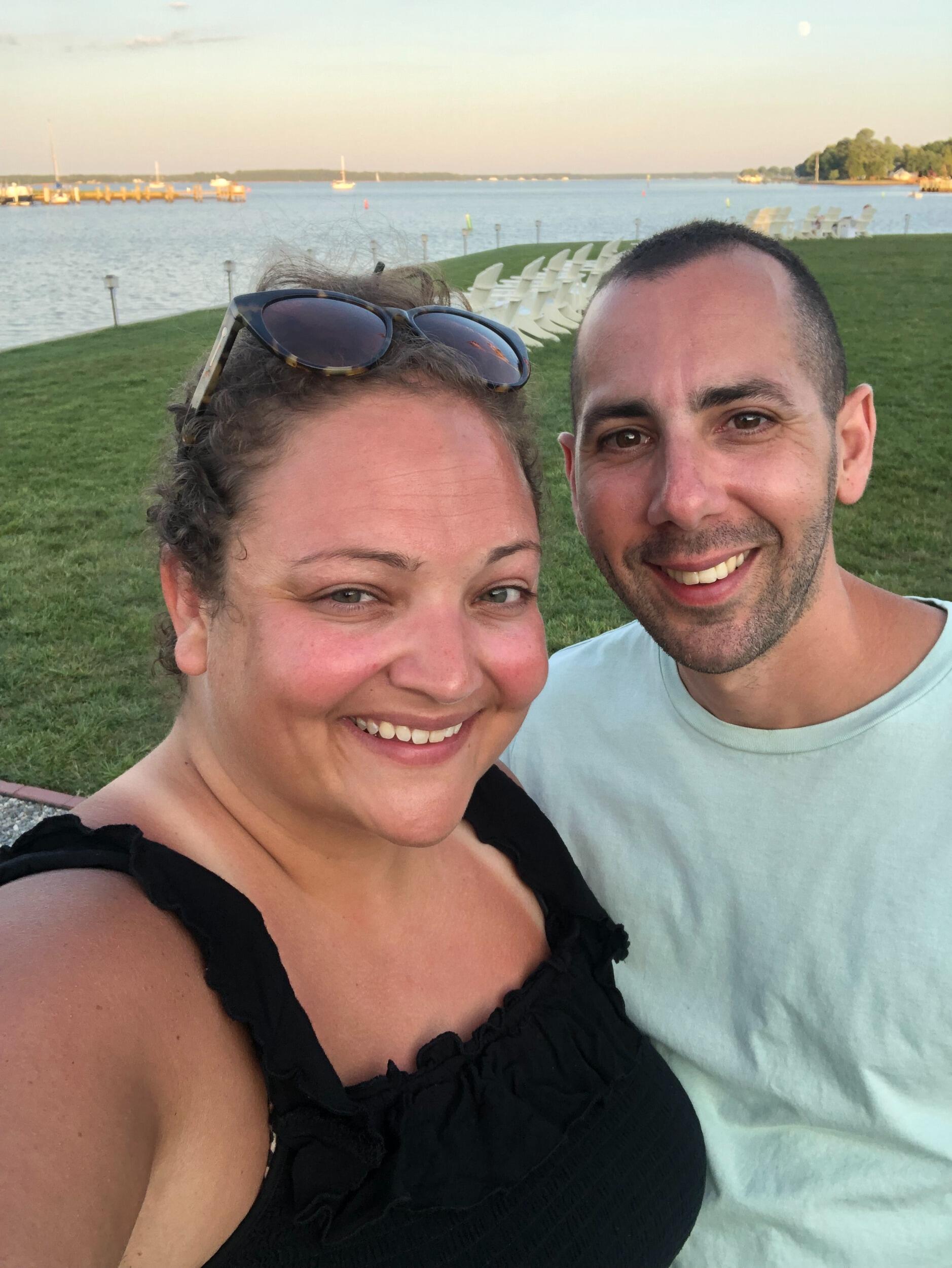 Vacation in Chesapeake, Maryland-- this was the setting for the beginning wedding scene of Wedding Crashers. What a great place to celebrate our engagement!