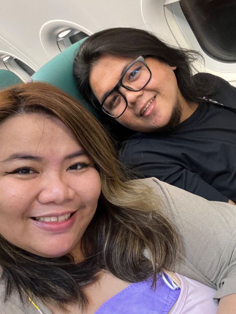 First plane ride together.