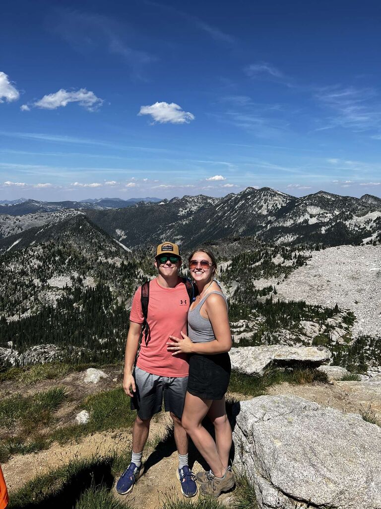 Top of Mount Roothaan, ID