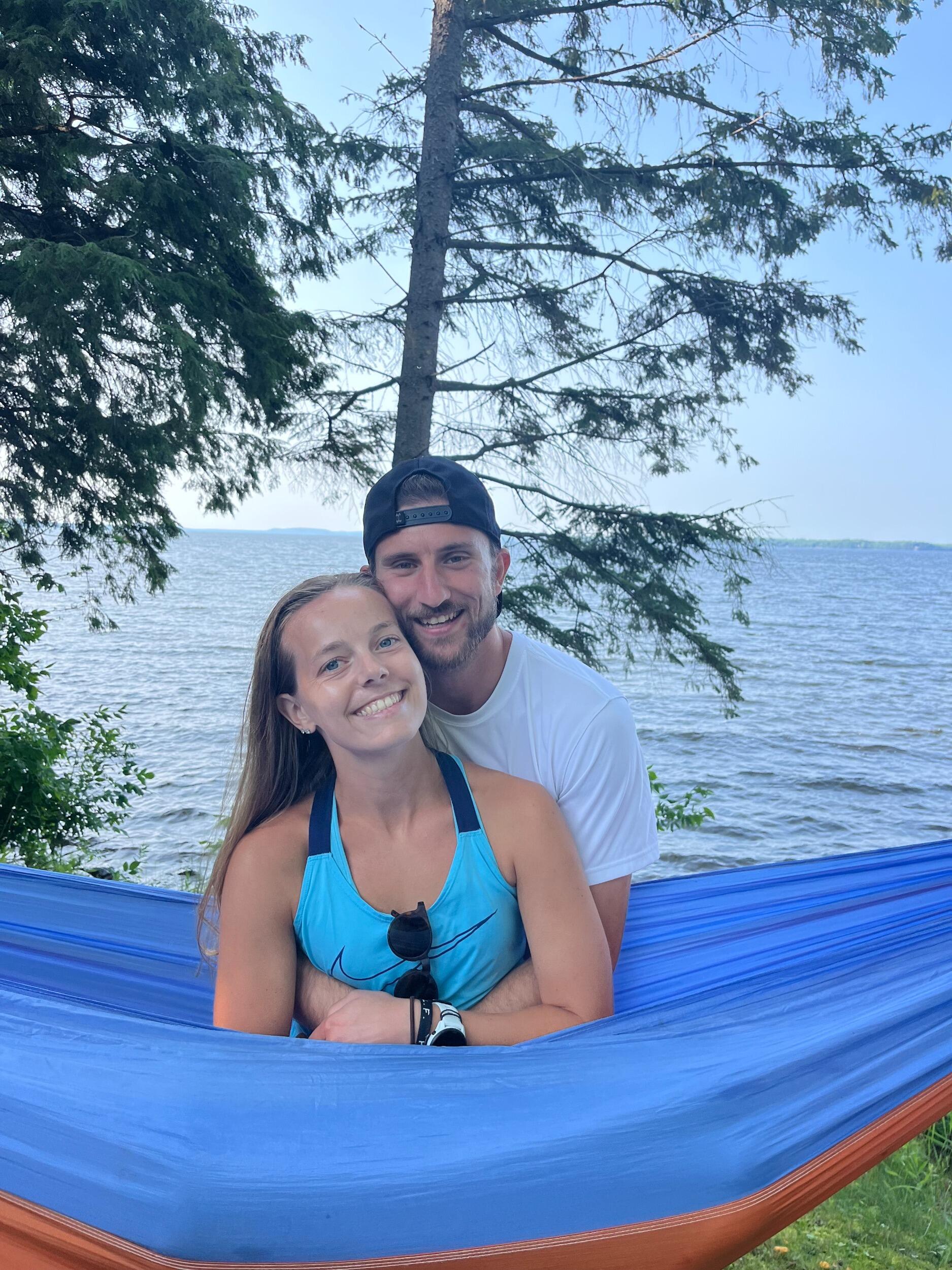 Spending time together at Michael's favorite place in Lake Gogebic!
