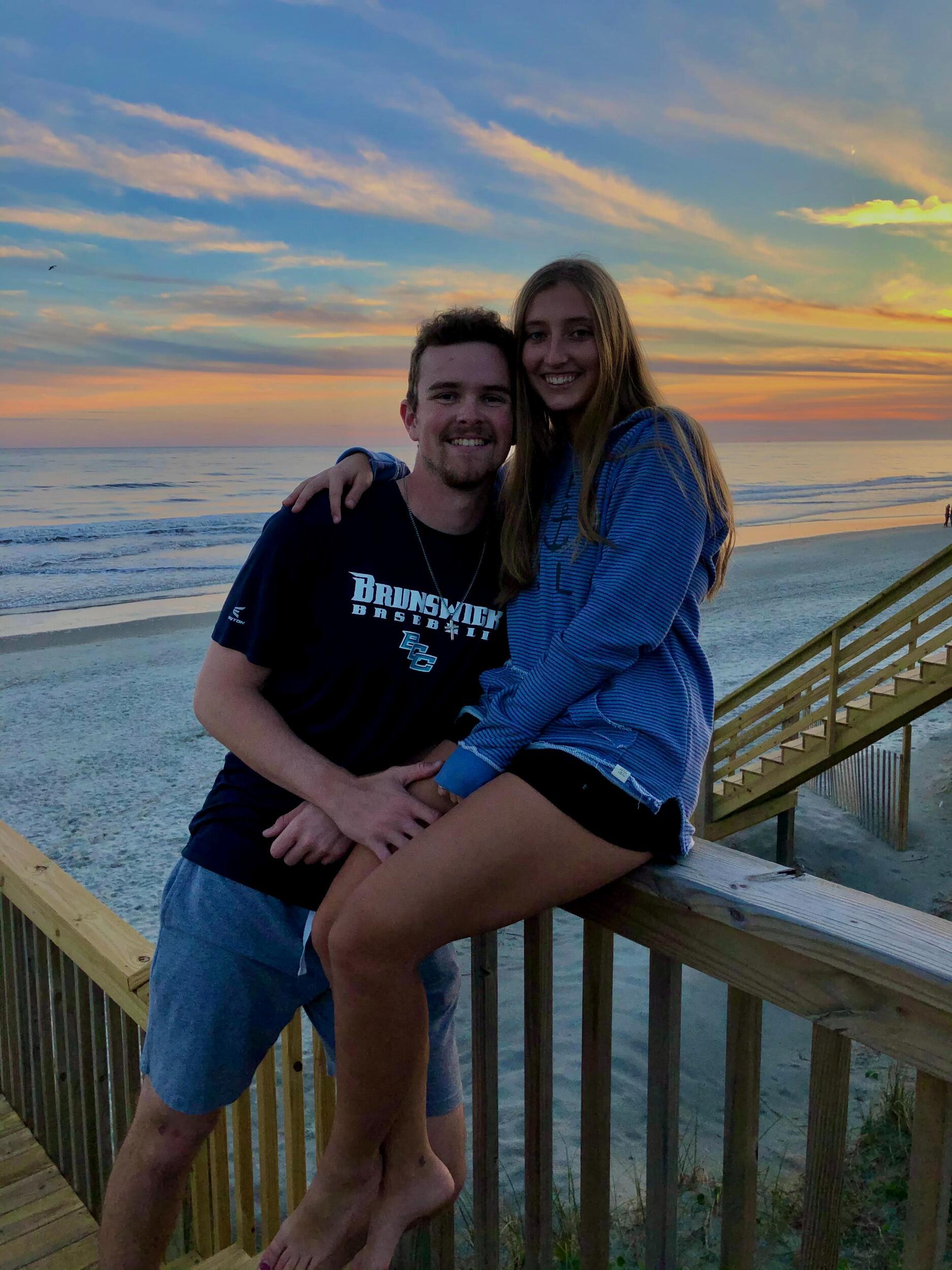 First vacation to OIB together, many many more to come.