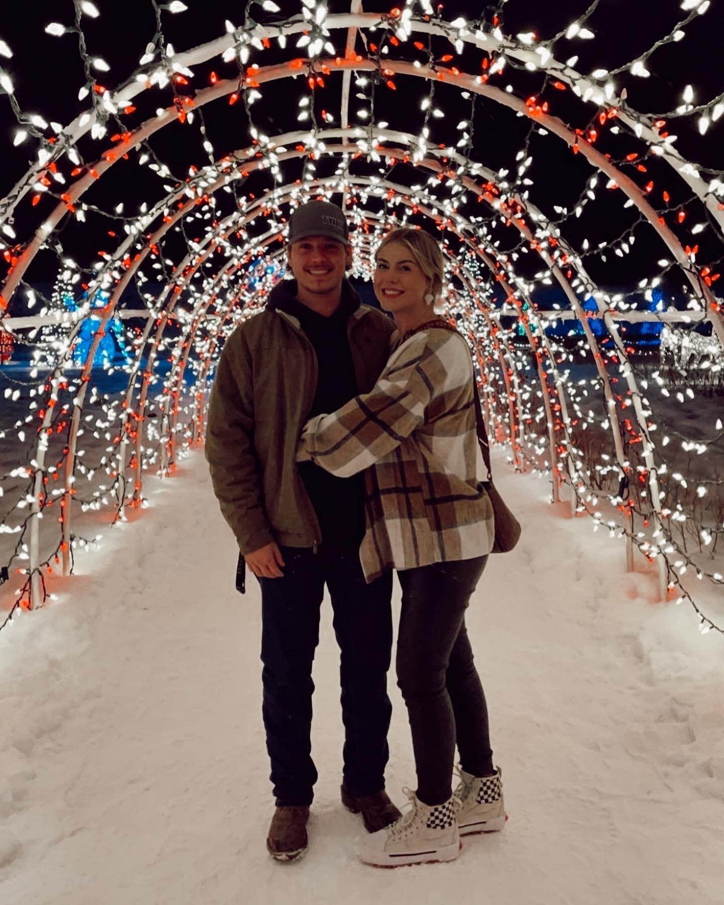 Just us seeing the sights at the Northern Lights Winery before New Years. Our first Christmas was spent in Prince George with Bailey's family with lots of food, wine and laughs! 