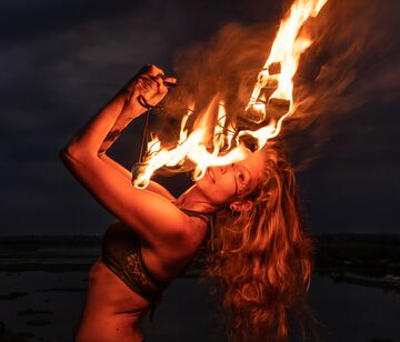 Andromeda Fyre - Fire Dancer - Key West, FL - Hero Main