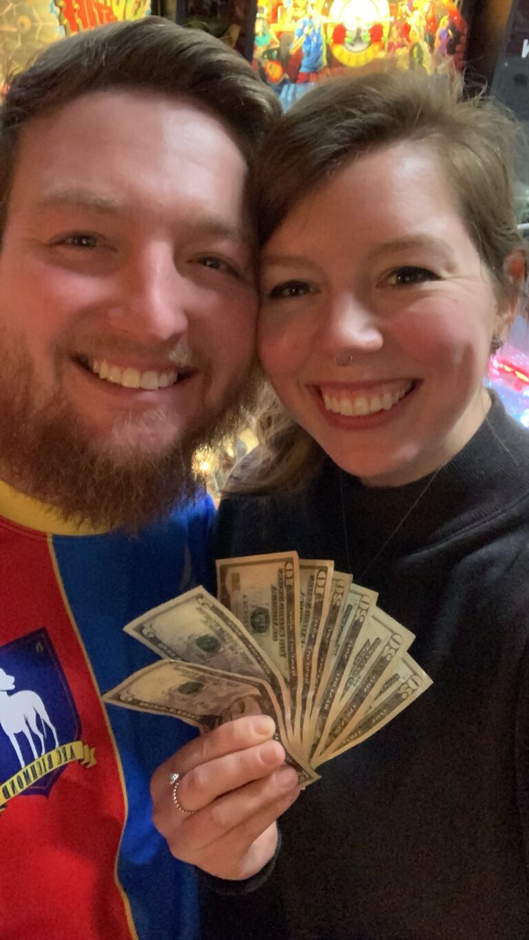 Jacob gets a haircut, and we take 1st place in the Valentine’s Day Split-Flipper Pinball Tournament!