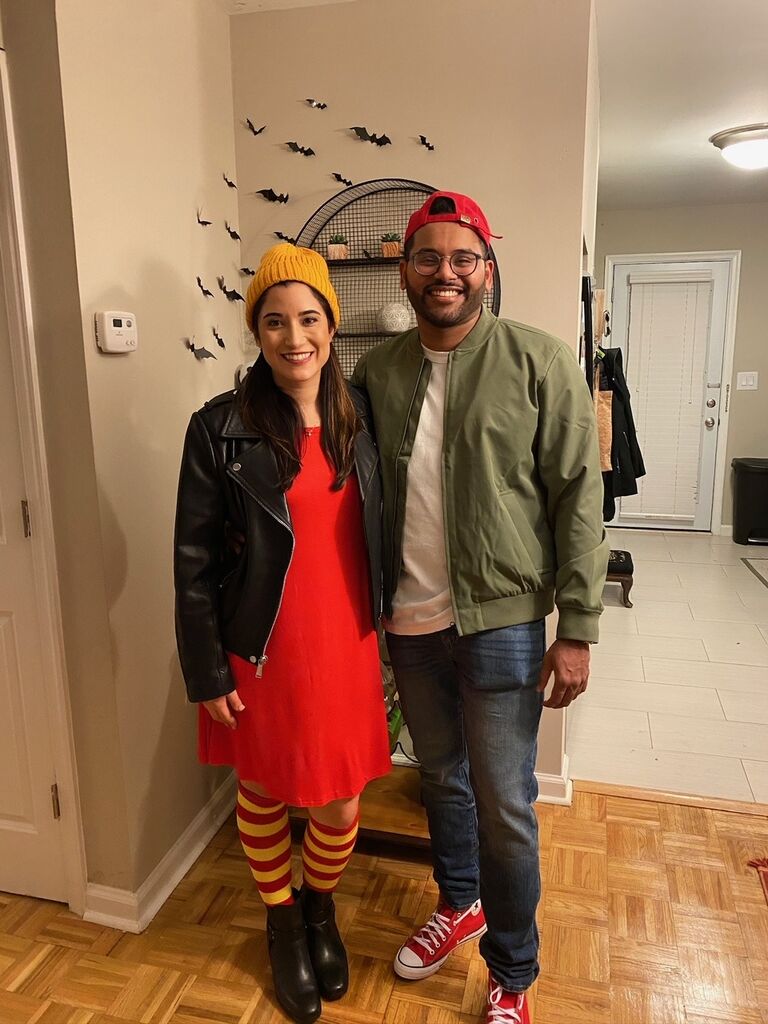 Representing Recess for Halloween at Christine's Birthday in Jersey! 