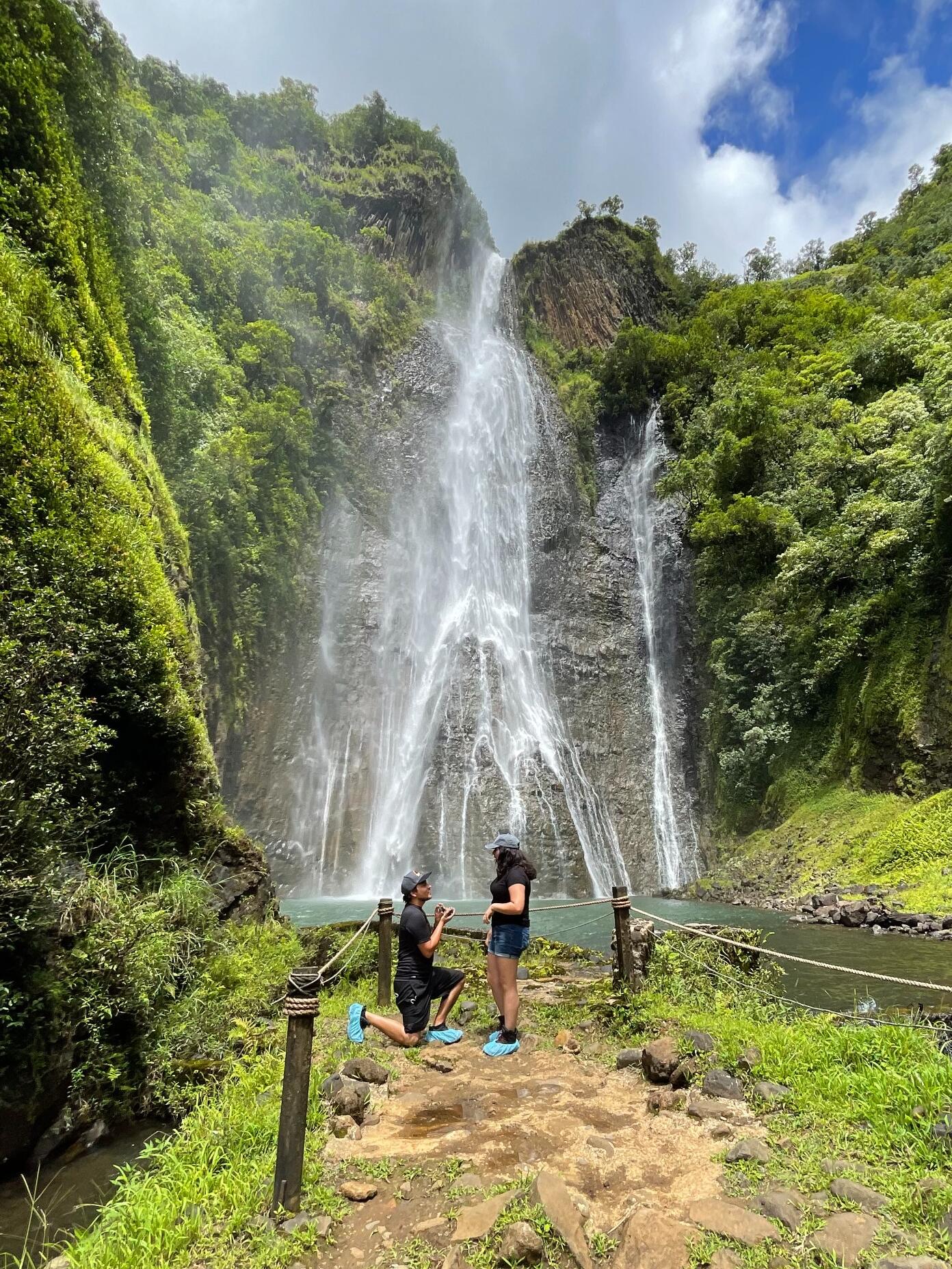 (Jurassic Falls) Manawaiopuna Falls, Kaua'i | The Proposal
