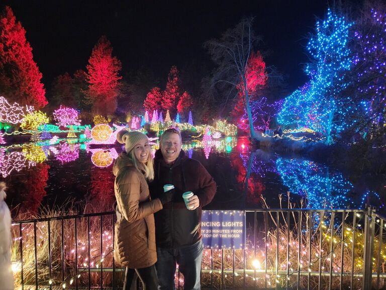 Our first trip to Van Dusen gardens in Vancouver as a couple.