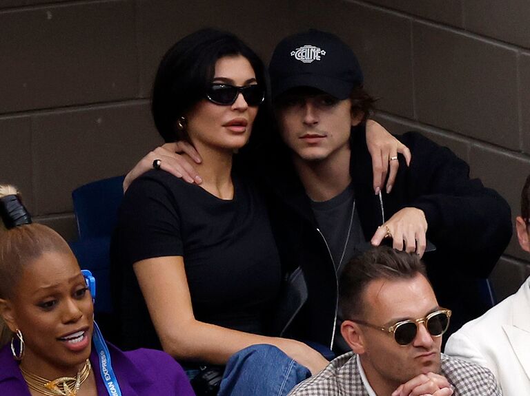 Kylie Jenner and Timothee Chalamet at the US Open