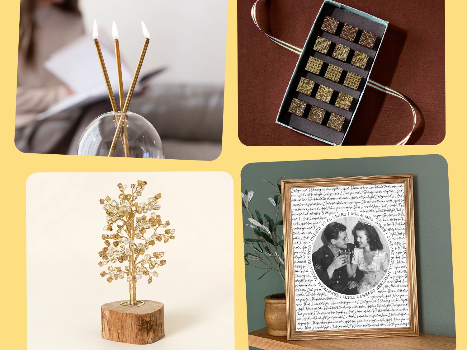 50th anniversary gifts for parents