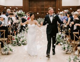 Iowa bride and groom