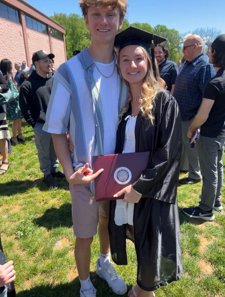 Graduation! 1 down, 1 to go