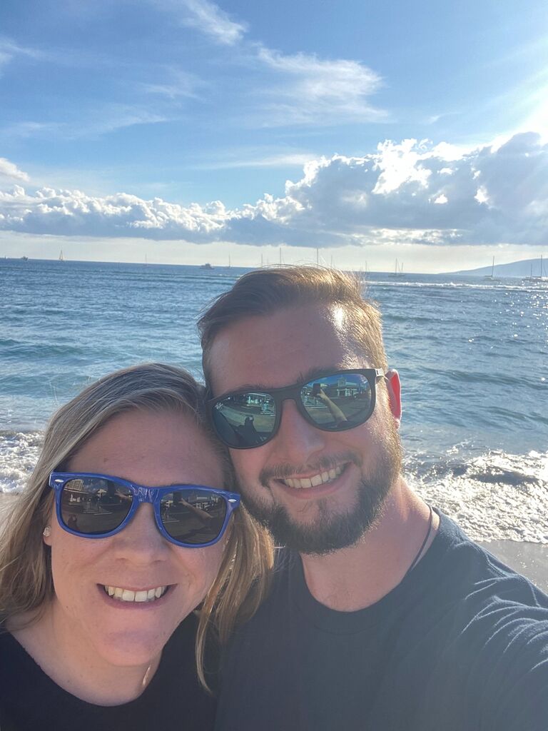 Celebrating Leanne's moms  birthday (Hawaii)
