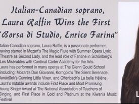 Laura Raffin, soprano - Singer - Toronto, ON - Hero Gallery 3