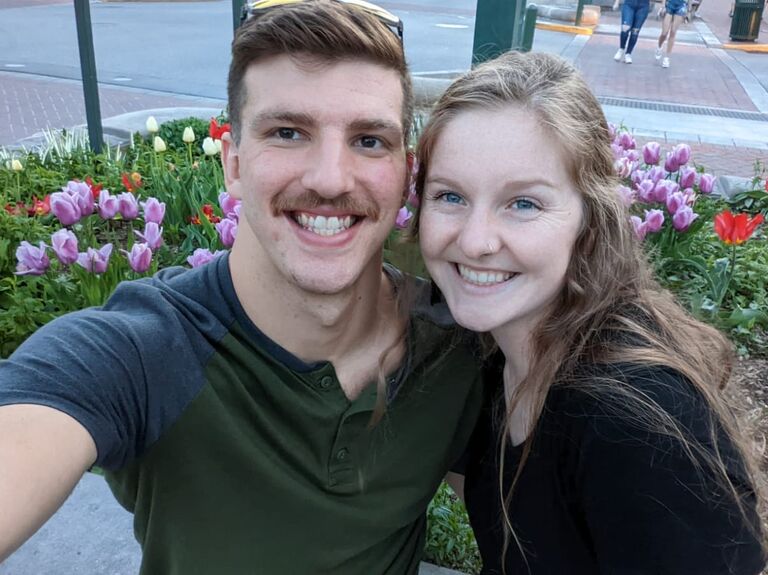 Zach's 25th birthday (we think we look real cute in this photo). 