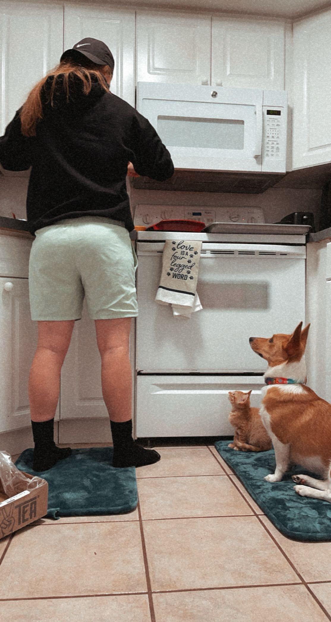 WE MOVED IN! We got to enjoy finally having our whole little family under one roof every night :)