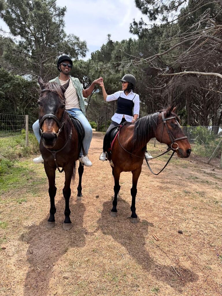 Our first horse riding date, 2 weeks before Curtis proposed to La Rochelle. 