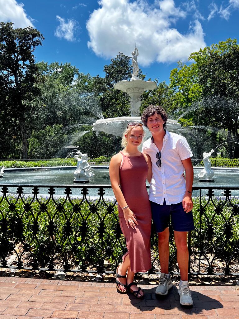 Visiting Savanah, Georgia.