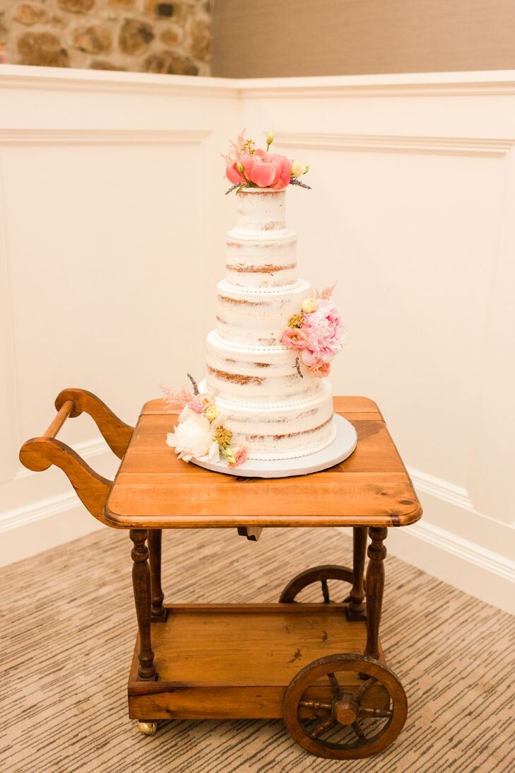 Vintage Tea Cart Cake Table