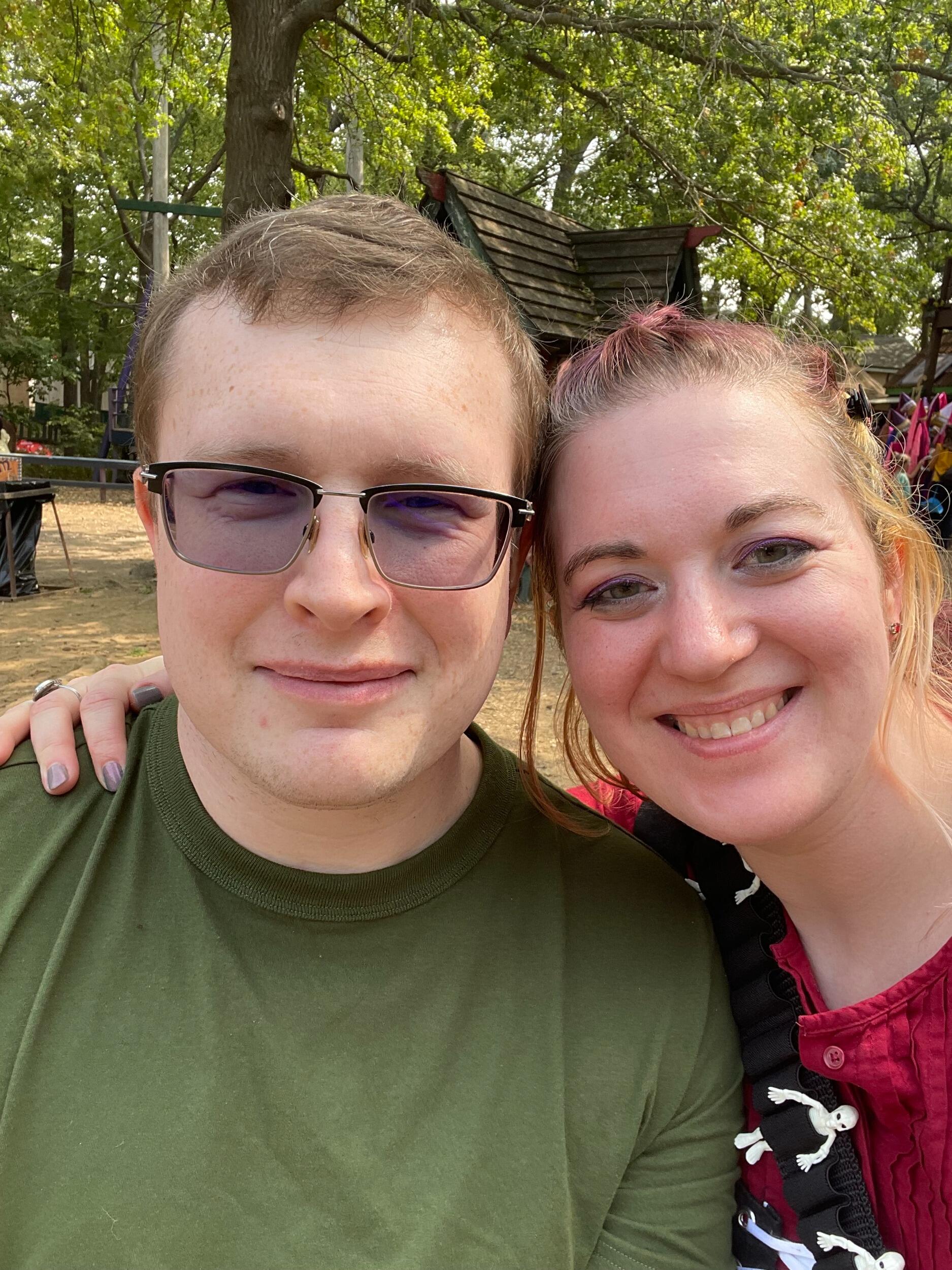 Our first trip to the Renaissance Festival together.