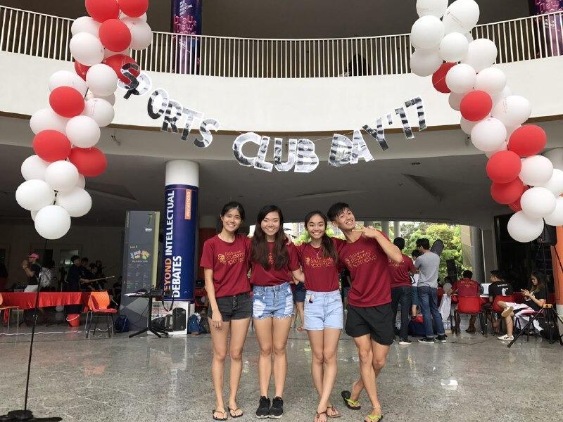 Joined the same Welfare Cell in our 2nd year of NUS Students' Sports Club (again) - got a little closer as friends...