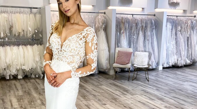 strapless open back dress New Arrival Sweetheart Sleeveless A Line Lace Prom Dresses with Sweep –  Ballbella main image 1