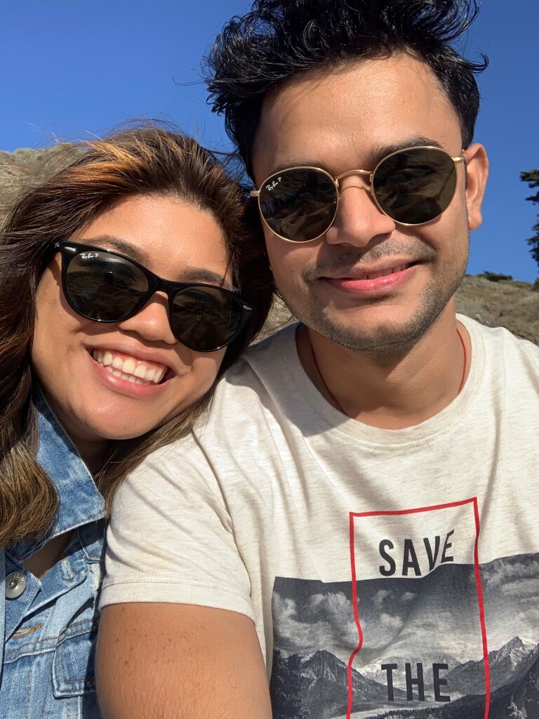 First Date at Bakers Beach, San Francisco, California. 