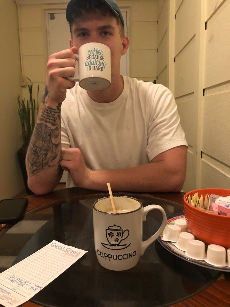 Coffee shop dates from the start 